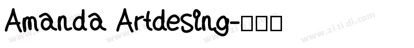 Amanda Artdesing字体转换